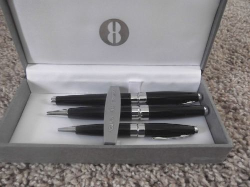 BN Bill Blass Black 3 Pen Set