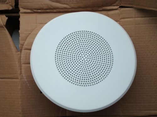 Quam bb2 8&#034; white speakers ceiling intercom radio free shipping lot of 4 new for sale