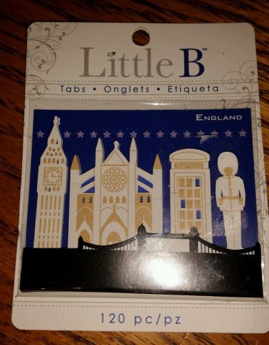 Little B Tabs Page Flags England New! HTF!