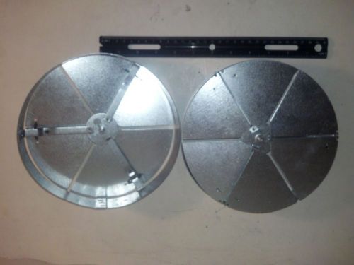 New 8&#034; Opposed Blade Duct Mount Steel Dampers 30059803 Box of 2 Free Shipping