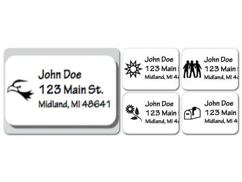 100 Custom Return Address Labels - Multiple Designs Available - FREE SHIPPING!