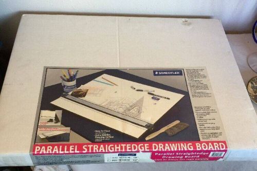 NEW Staedtler Drawing Board with Parallel Straight Edge, White, 18 x 24 in