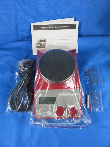 Chemglass OptiMag ST Magnetic Hotplate Stirrer with Timer CG-1993-T-10 *New*