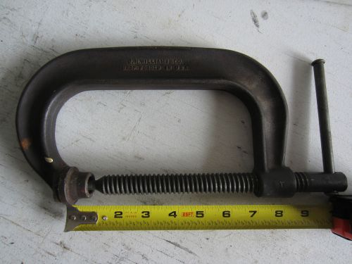 JH Williams 6&#034; C Clamp #406 Drop Forged Deep Throat