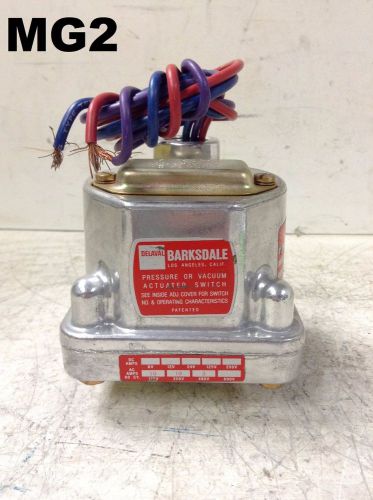 Delaval Barkdale DIH-H18 AC Pressure or Vacuum Actuator Switch 125/250/480V