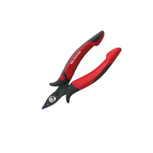 Wiha 56813 Precision Electronic Diagonal Full Flush Cutters With Wire Trapping