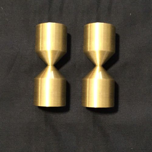 Two hole flange pins - brass  fits 5/16&#034; - 1&#034; for sale