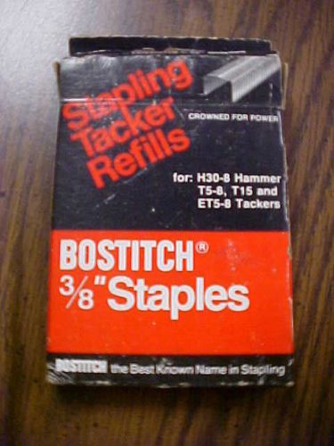 Staples 3/8 Inch For Hammer and Tackers Bostitch STCR5019 1000 Pack