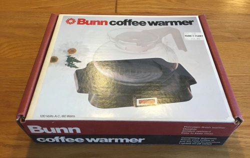 Bunn-O-Matic Single Burner Coffee Pot Carafe Warmer  Brown