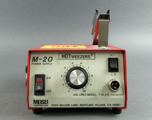 Meisei corp hotweezers m-20 power supply for soldering 45w, 50/60 hz, 115 vac for sale
