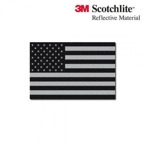3M Reflective Flag Decals - Tactical SWAT American Flag - 1.5&#034; x 2.25&#034;