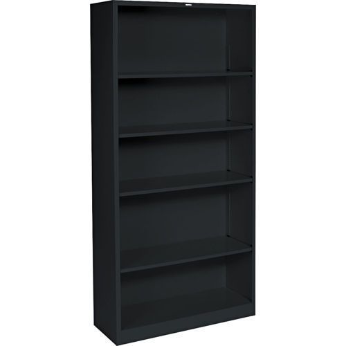5-Shelf Steel Bookcase 34-1/2&#034;W Black C633089