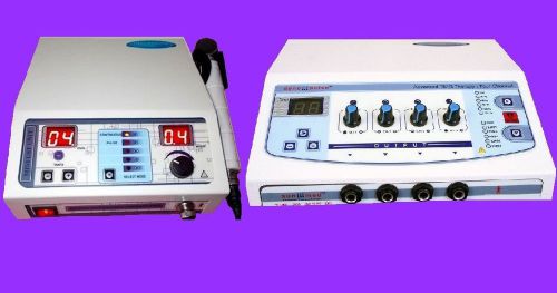 Ultrasound &amp; electrotherapy physiotherapy electrical stimulator machine tre65*&amp;% for sale