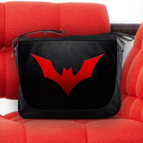 Batman beyond future justice league nylon messenger sling laptop notebook bag for sale