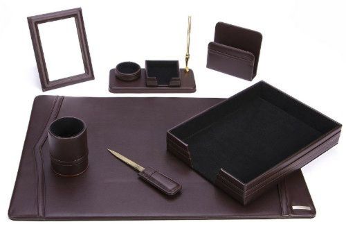 Office Supply Eco-Friendly Leather Desk Set (93-DSN7)