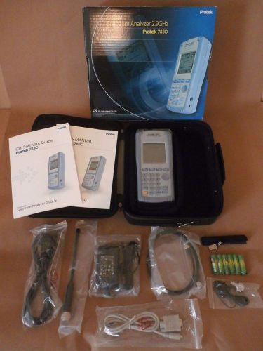 New protek 7830 100 khz ~ 2.9 ghz handheld spectrum analyzer fast shipping for sale