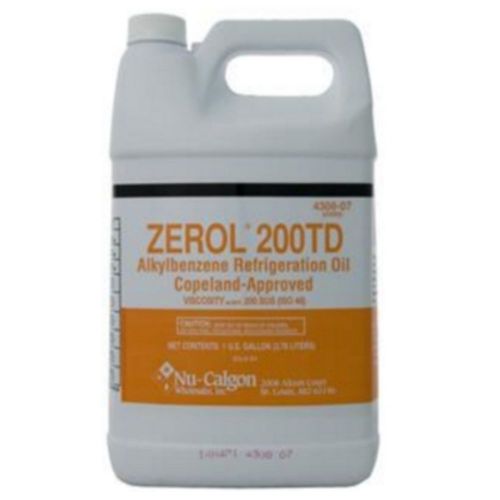 Zerol 200TD 1 Gal Refrigeration Oil 200 Vis Alkylbenzene