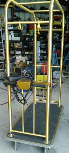 24volt  Hotel Luggage Cart 50&#034; Heavy Duty Suitcase Trolly will ship 863-899-5140