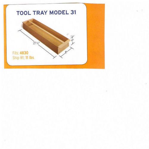 Knaack # 31 Tray for Model 4830 Job Box  New