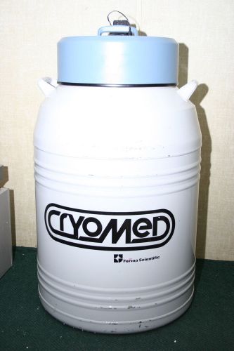 Cryomed CM-290 Forma Scientific Liquid Nitrogen Tank Dewar with Power &amp; Alarm