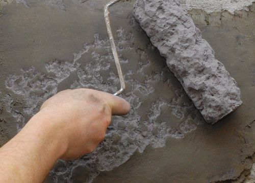 Vertical Concrete Tru Texture Roller Sleeve  - Rough stone