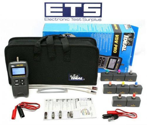 Ideal VDV Pro 33-771 Voice Data Video Cable Tester Kit