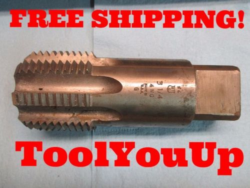 3 1/4 4 nc bottoming tap usa made 8 flute machine shop tool usa seller tooling for sale