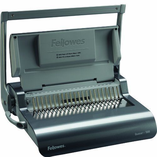 Fellowes Binding Machine Quasar+ 500 Comb with Starter Kit 5227201