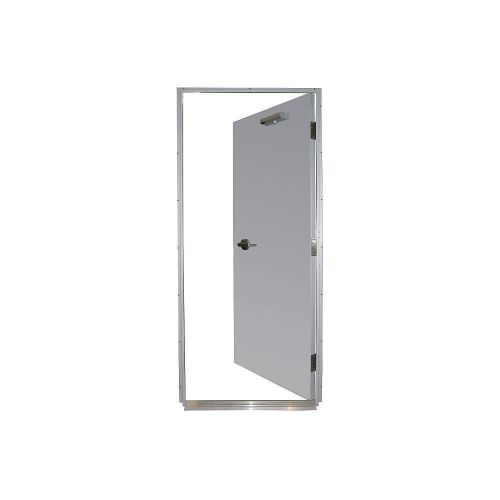 Steel Door with Steel Frame, RHR, 36 x 80 In. NEW, FREE SHIPPING, $PA$