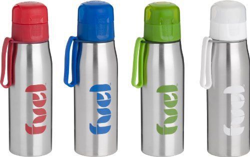 Trudeau Fuel Stainless Steel III Bottle with Handle and Cover