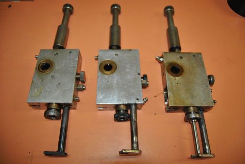LOT OF 3 USED LAWSON PAPER DRILL HEADS D&amp;S STYLE