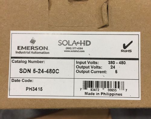 SOLAHD  SDN5-24-480C