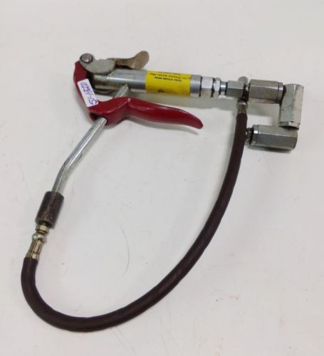 Hand held grease gun with hose for sale