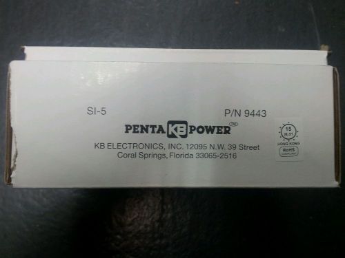 NEW KB ELECTRONICS SI-5 9443 PENTA POWER SIGNAL ISOLATOR 120/240V-AC D247834