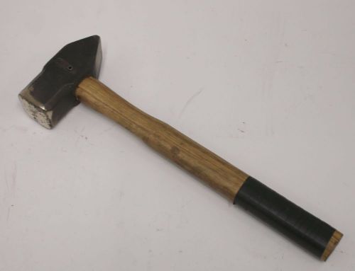 Ampco Aluminum Bronze Non-Sparking H-42 Cross Peen Sledge Hammer w/ Wood Handle