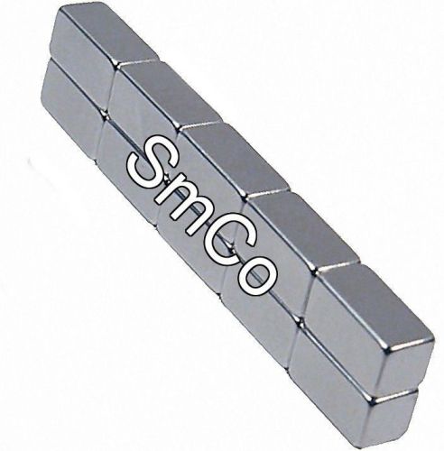 1/2&#034; x 1/4&#034; x 1/4&#034; Bars/Blocks -SmCo - Samarium Cobalt Rare Earth Magnet,