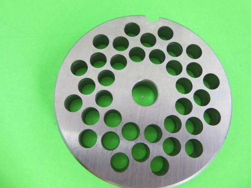 #22 x 5/16&#034; meat grinder plate stainless steel fits adcraft weston choprite for sale