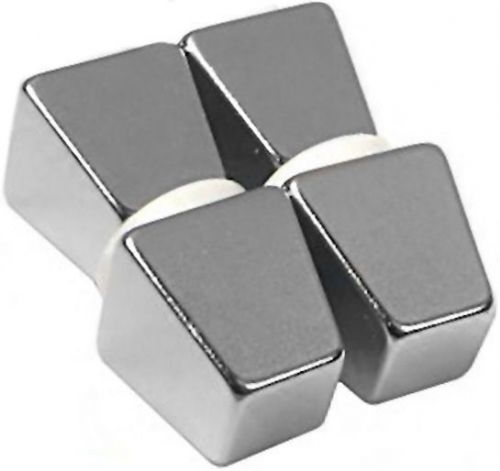 1/2&#034; x 5/16&#034; x 1/2&#034; Tapered Block/Wedge - Neodymium Rare Earth Magnet,