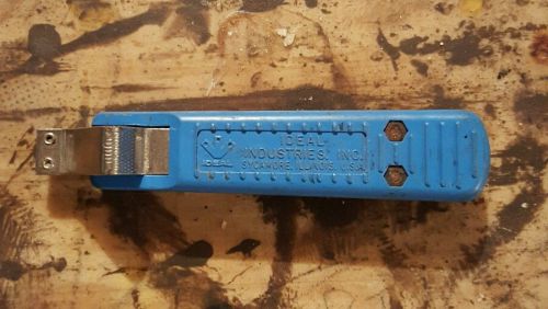 Ideal industries inc no.45-128 swivel-blade cable stripper for  3/4 ” od and smaller for sale