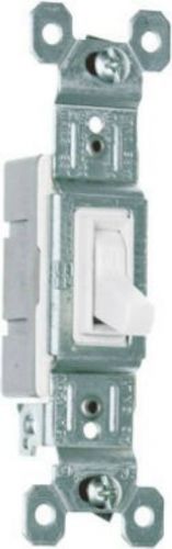 Pass &amp; Seymour Trademaster 15A White Single-Pole Toggle Switch - Quantity 10