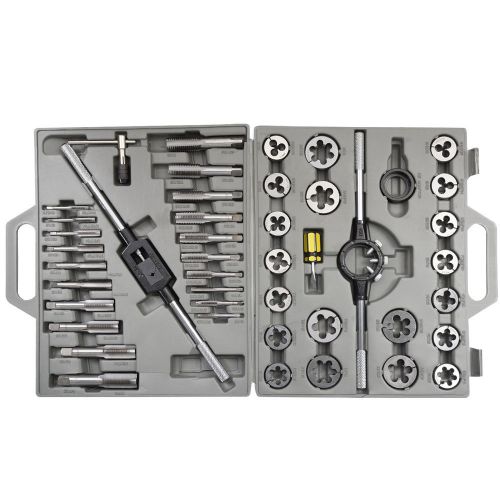 Nb 45pc metric tap and die set tungsten steel titanium tools thread new w/ case for sale