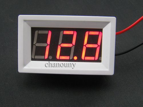 3.1-50v red led dc digital voltmeter volt panel meter voltage monitor gauge for sale