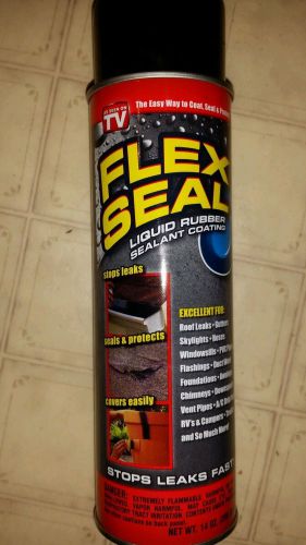 Flex Seal Liquid Rubber Coating Black lot of 6-14oz cans