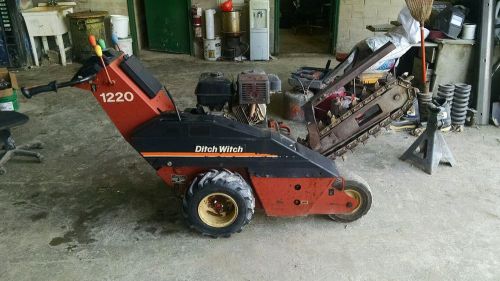 Ditch Witch 1220H walk behind trencher with a Honda 13 horsepower motor