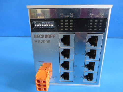 Beckhoff ES2008 8 Port Ethernet Switch 10/100 Mbits/s 24V