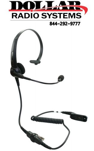 New Motorola RMN5058A IMPRES Ligthweight Headset W/ PTT for XPR6300 XPR6550