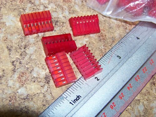 Connector IDC 8-pin .100&#034; Amp #640440-8 (x5pc&#039;s)