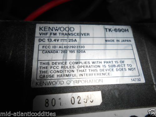 Kenwood TK690H 2-way radio only -(no Head) - Free shipping - D11