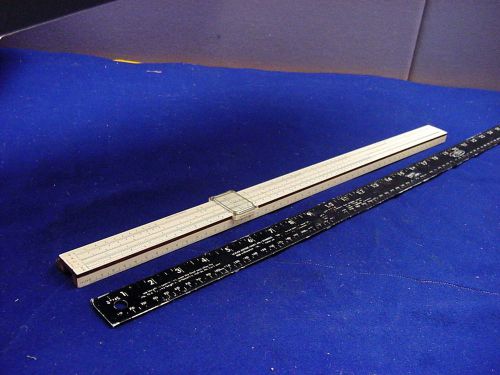 BEAUTIFUL VINTAGE KEUFELL &amp; ESSER CLASSIC 20 INCH POLYPHASE N4053-5 SLIDE RULE