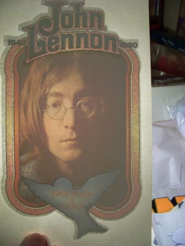 &#034;John Lennon Give Peace a Chance&#034; Transfer (Iron-on heat transfers)